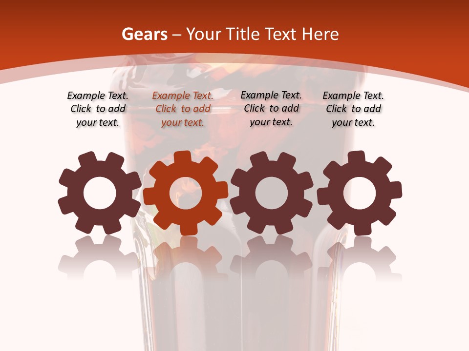 Transparent Spray Reflected PowerPoint Template