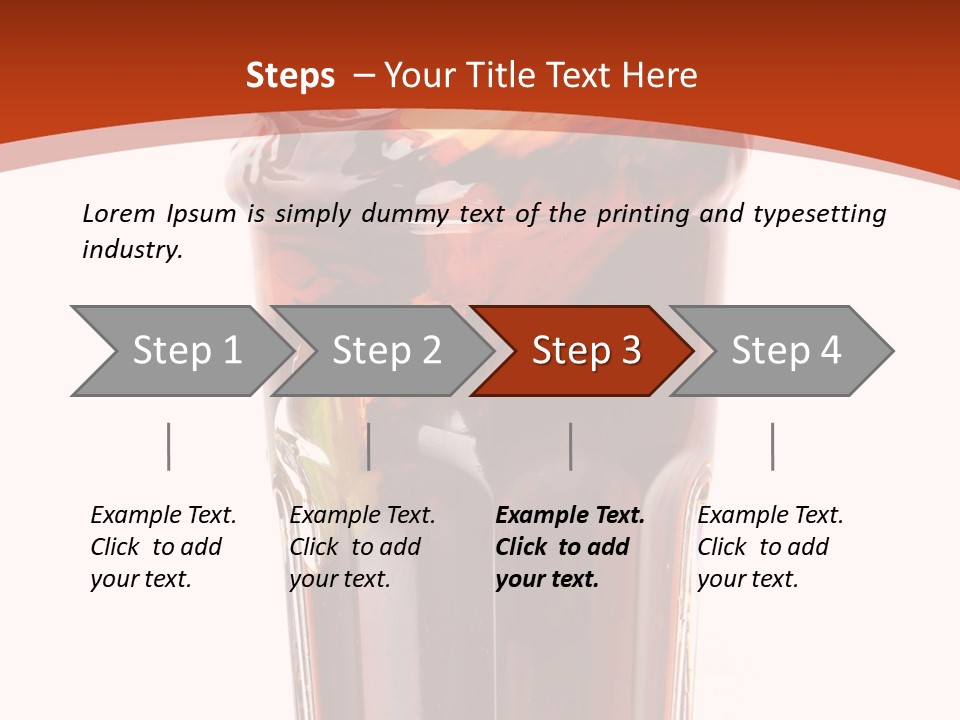 Transparent Spray Reflected PowerPoint Template