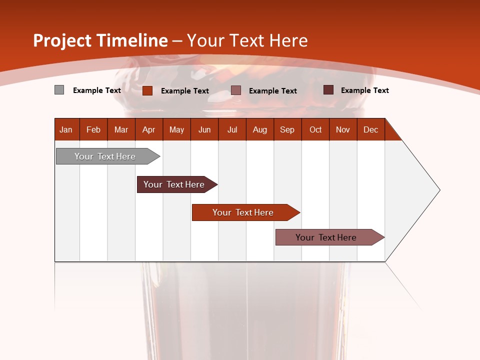 Transparent Spray Reflected PowerPoint Template