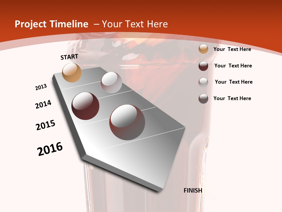 Transparent Spray Reflected PowerPoint Template
