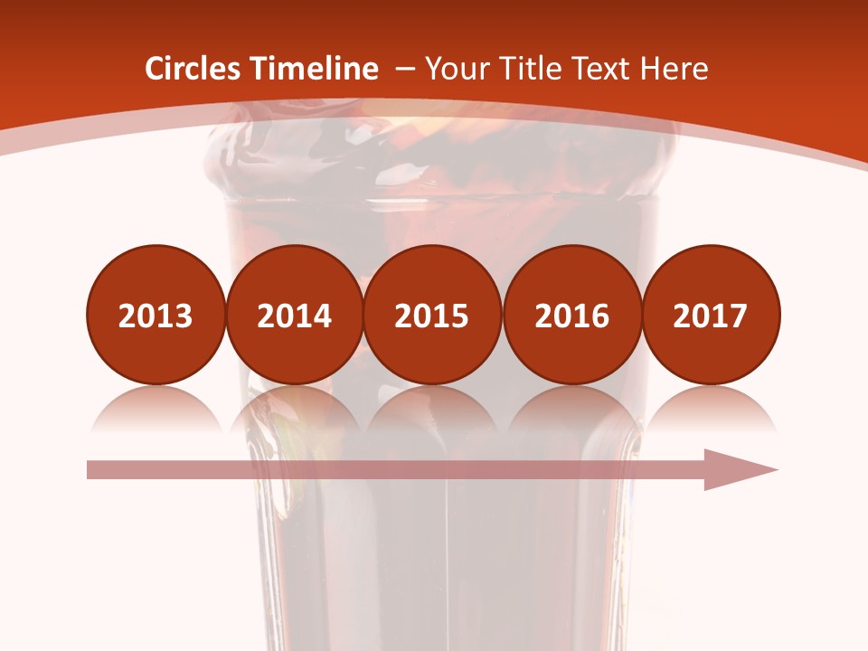 Transparent Spray Reflected PowerPoint Template