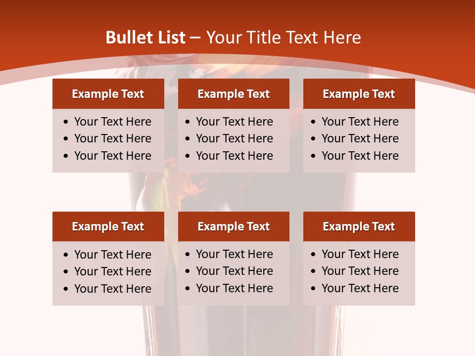 Transparent Spray Reflected PowerPoint Template
