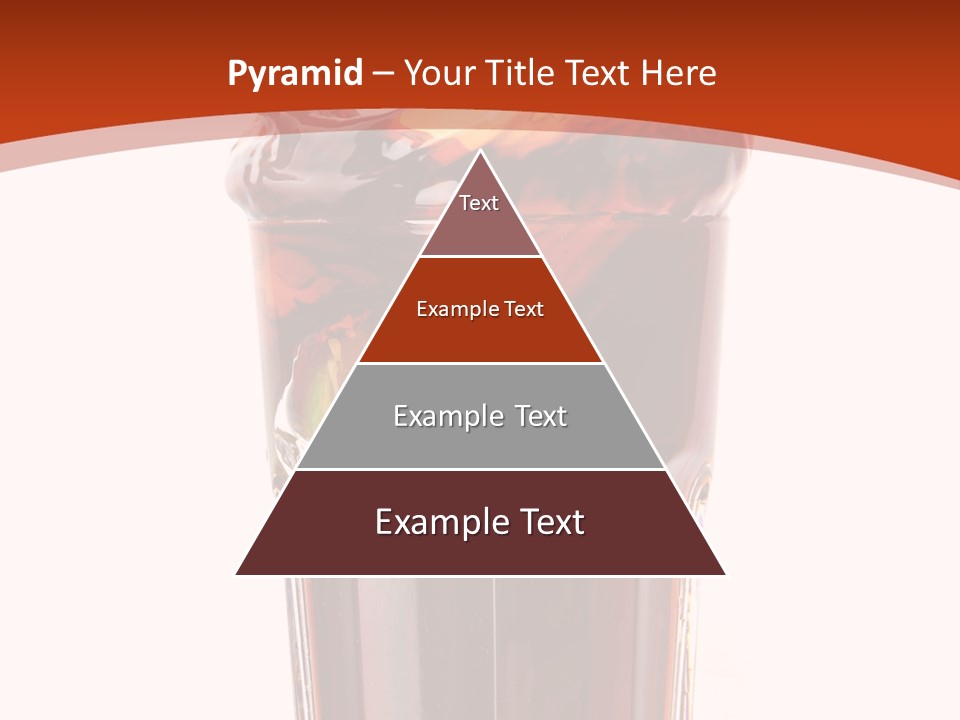 Transparent Spray Reflected PowerPoint Template