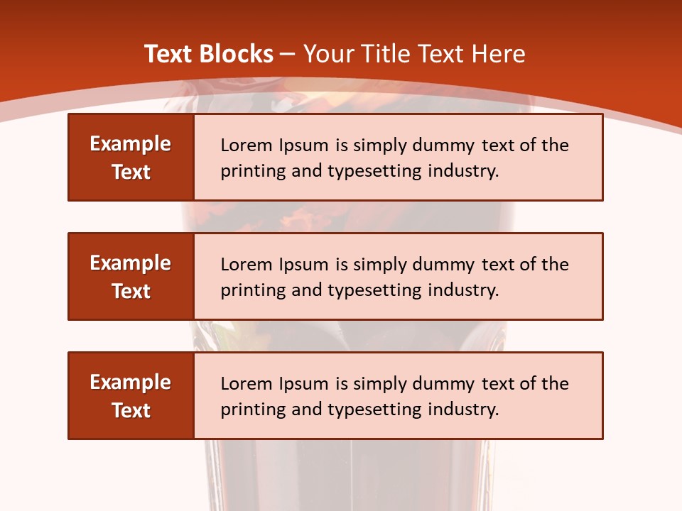 Transparent Spray Reflected PowerPoint Template
