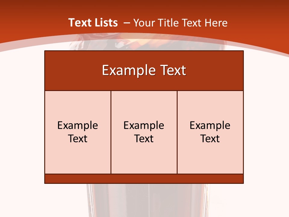 Transparent Spray Reflected PowerPoint Template