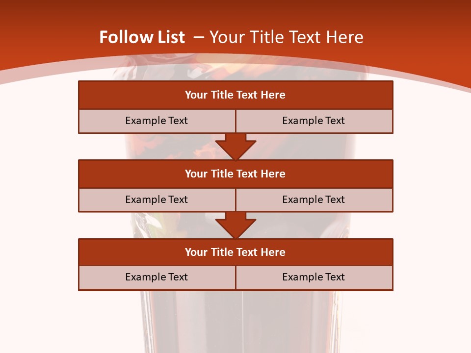 Transparent Spray Reflected PowerPoint Template