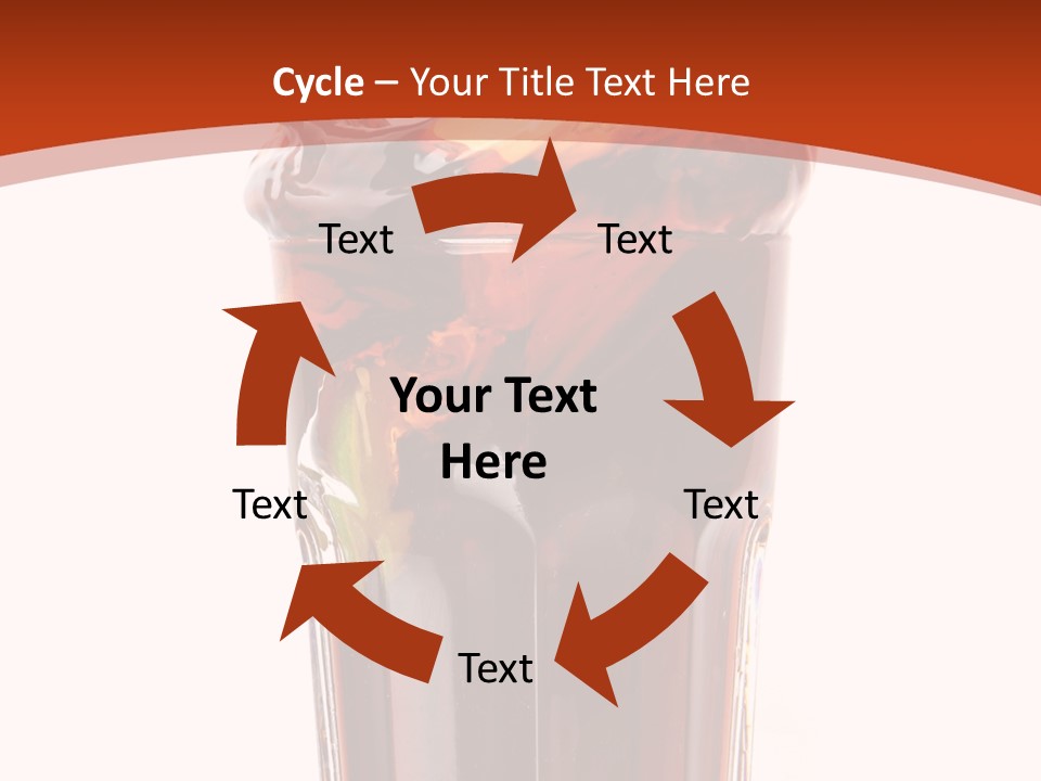 Transparent Spray Reflected PowerPoint Template