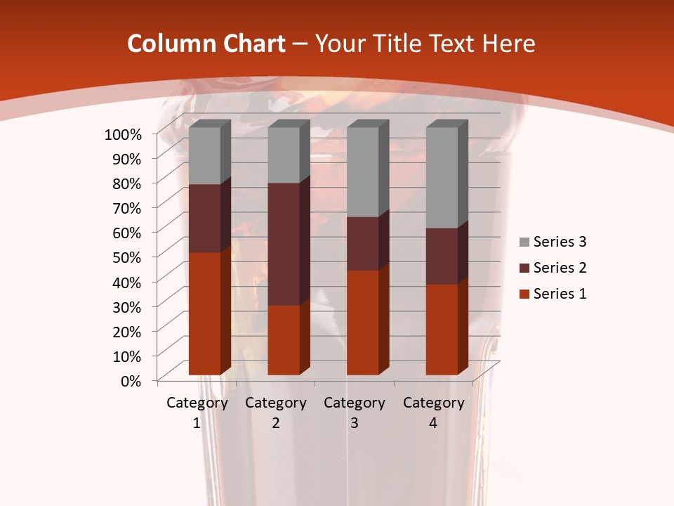 Transparent Spray Reflected PowerPoint Template