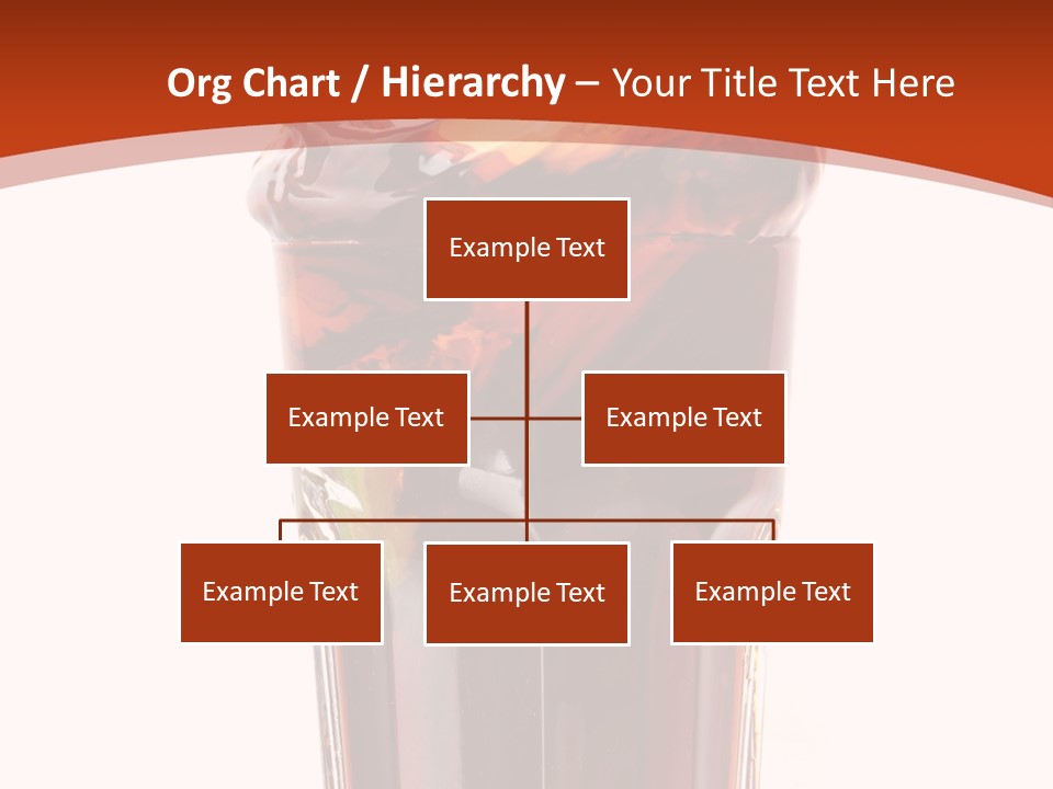 Transparent Spray Reflected PowerPoint Template