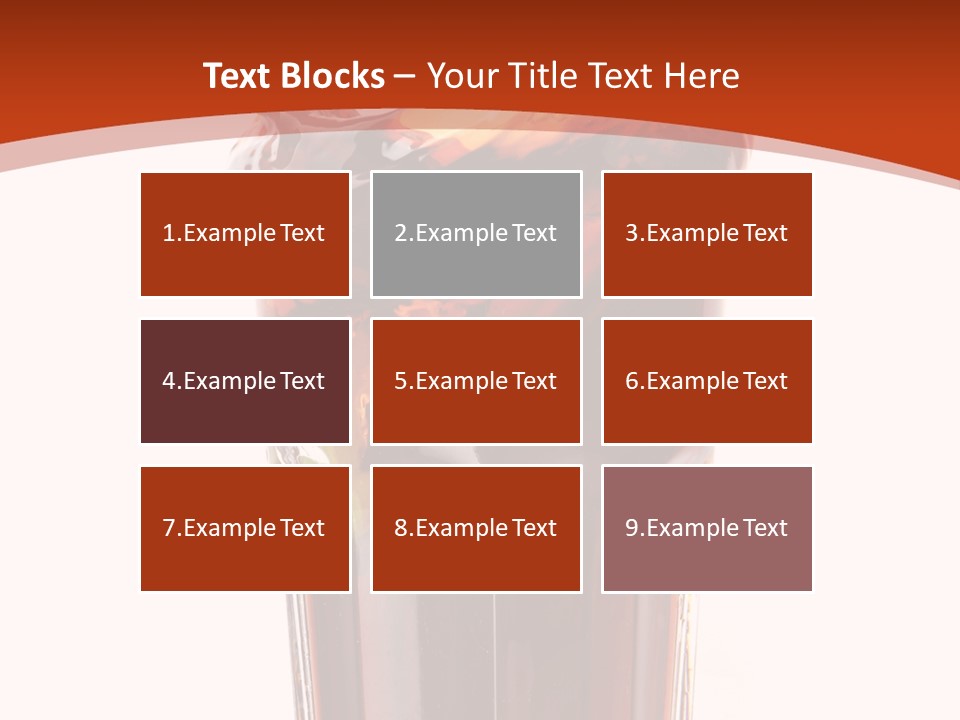 Transparent Spray Reflected PowerPoint Template