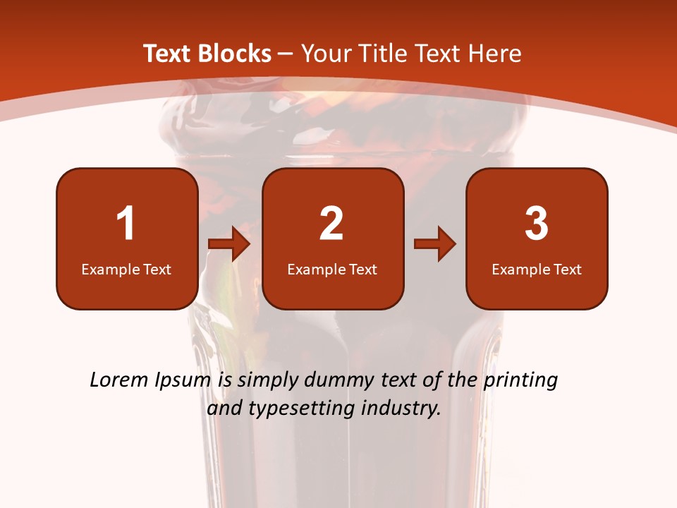 Transparent Spray Reflected PowerPoint Template