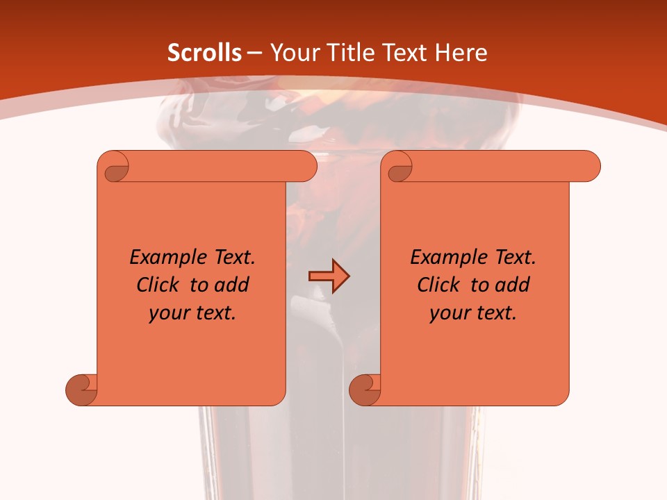 Transparent Spray Reflected PowerPoint Template