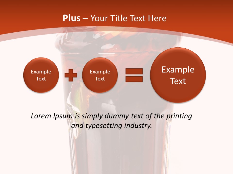 Transparent Spray Reflected PowerPoint Template