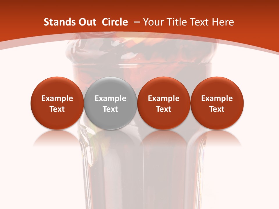 Transparent Spray Reflected PowerPoint Template