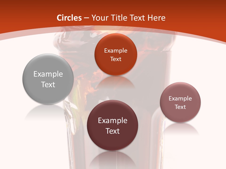 Transparent Spray Reflected PowerPoint Template