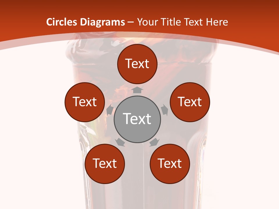 Transparent Spray Reflected PowerPoint Template