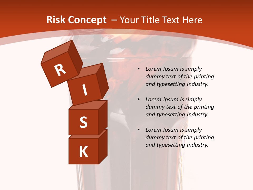 Transparent Spray Reflected PowerPoint Template