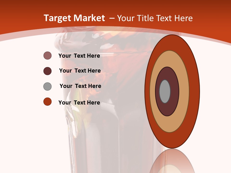 Transparent Spray Reflected PowerPoint Template