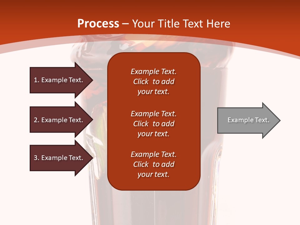 Transparent Spray Reflected PowerPoint Template
