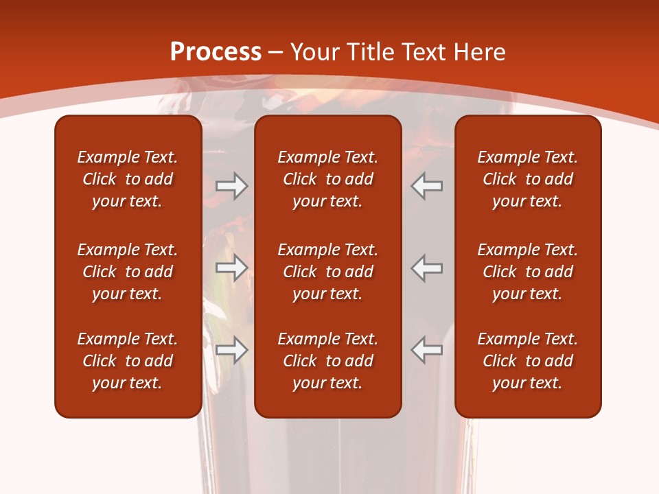 Transparent Spray Reflected PowerPoint Template