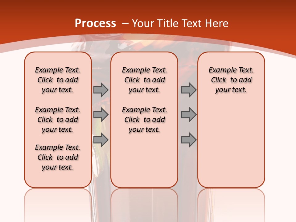 Transparent Spray Reflected PowerPoint Template