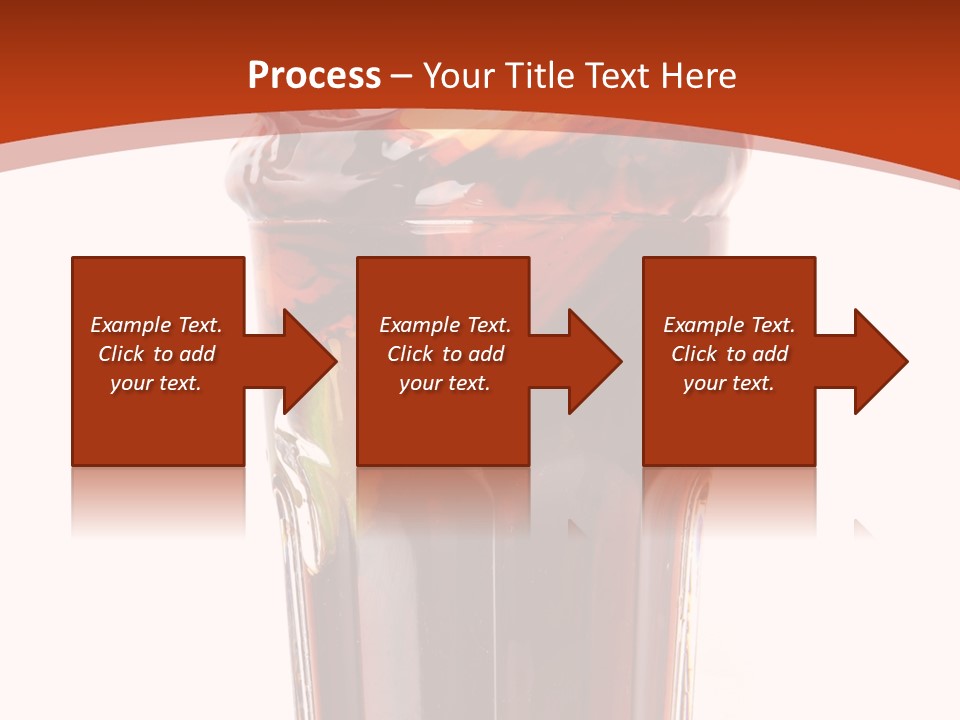Transparent Spray Reflected PowerPoint Template