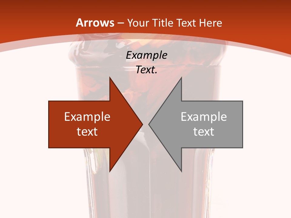 Transparent Spray Reflected PowerPoint Template