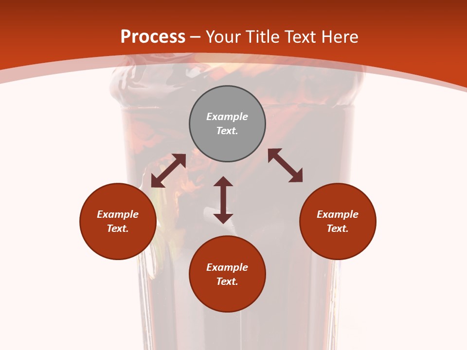 Transparent Spray Reflected PowerPoint Template