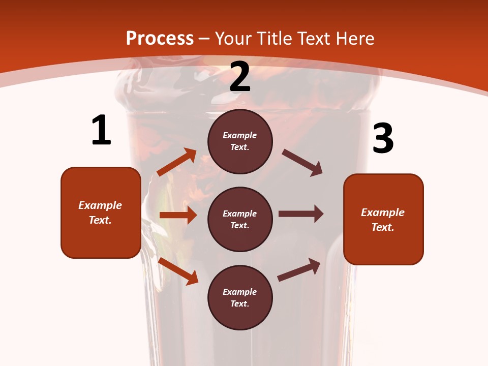 Transparent Spray Reflected PowerPoint Template