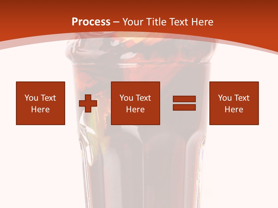 Transparent Spray Reflected PowerPoint Template