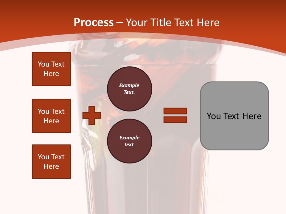 Transparent Spray Reflected PowerPoint Template