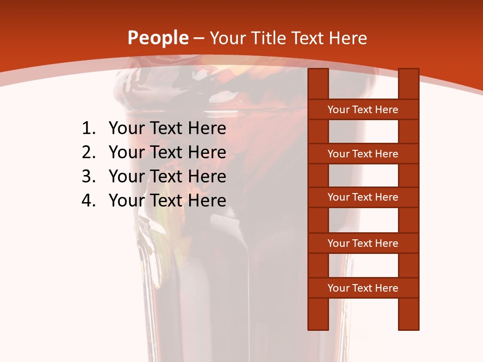Transparent Spray Reflected PowerPoint Template