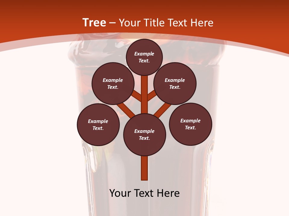 Transparent Spray Reflected PowerPoint Template