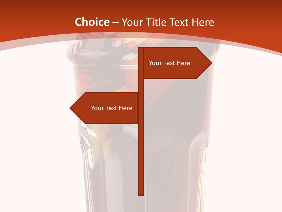 Transparent Spray Reflected PowerPoint Template