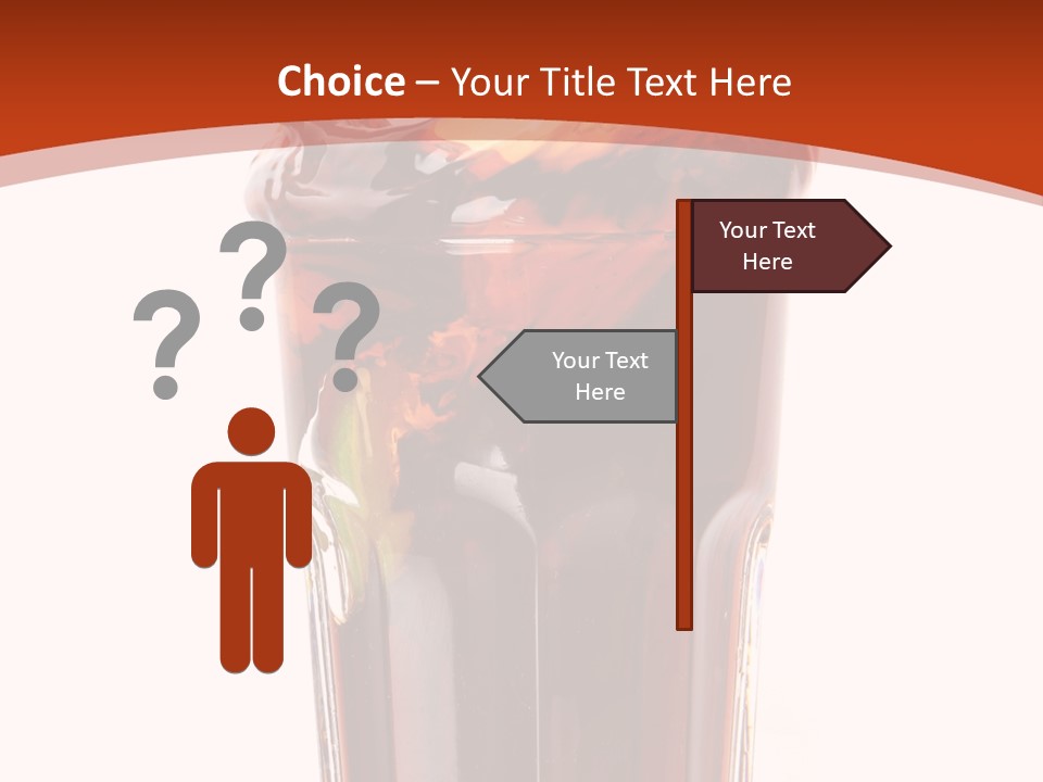 Transparent Spray Reflected PowerPoint Template