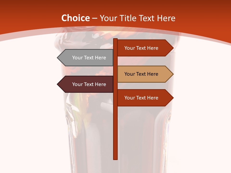 Transparent Spray Reflected PowerPoint Template