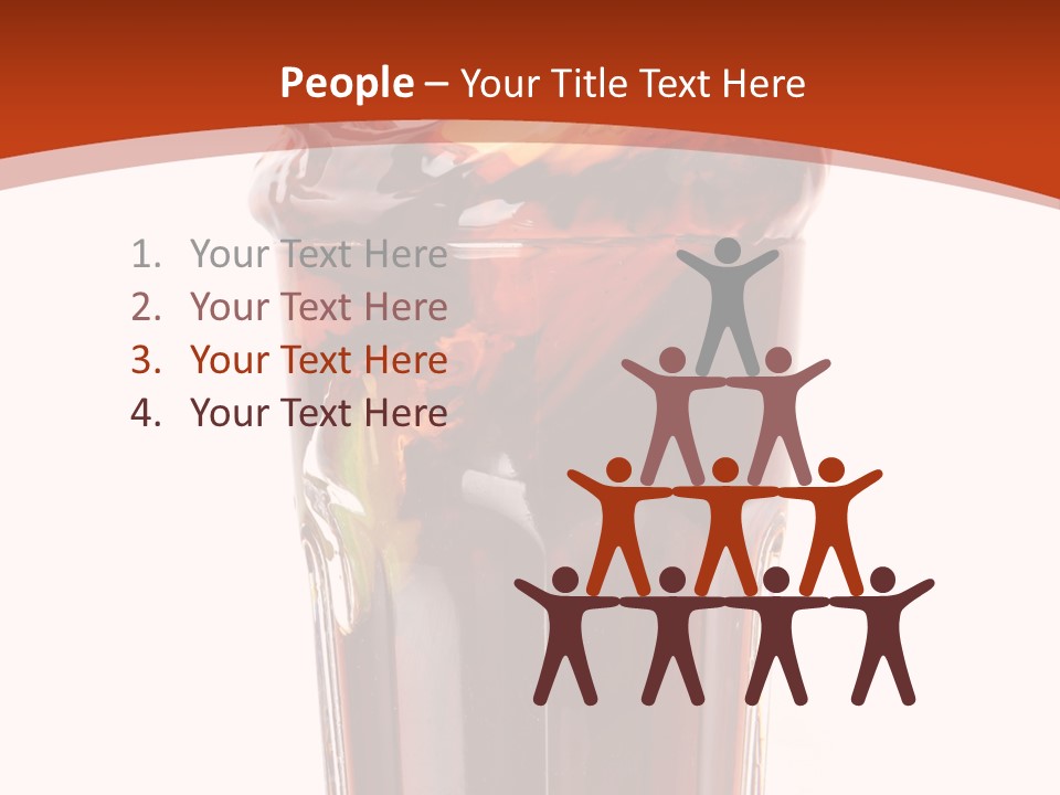 Transparent Spray Reflected PowerPoint Template