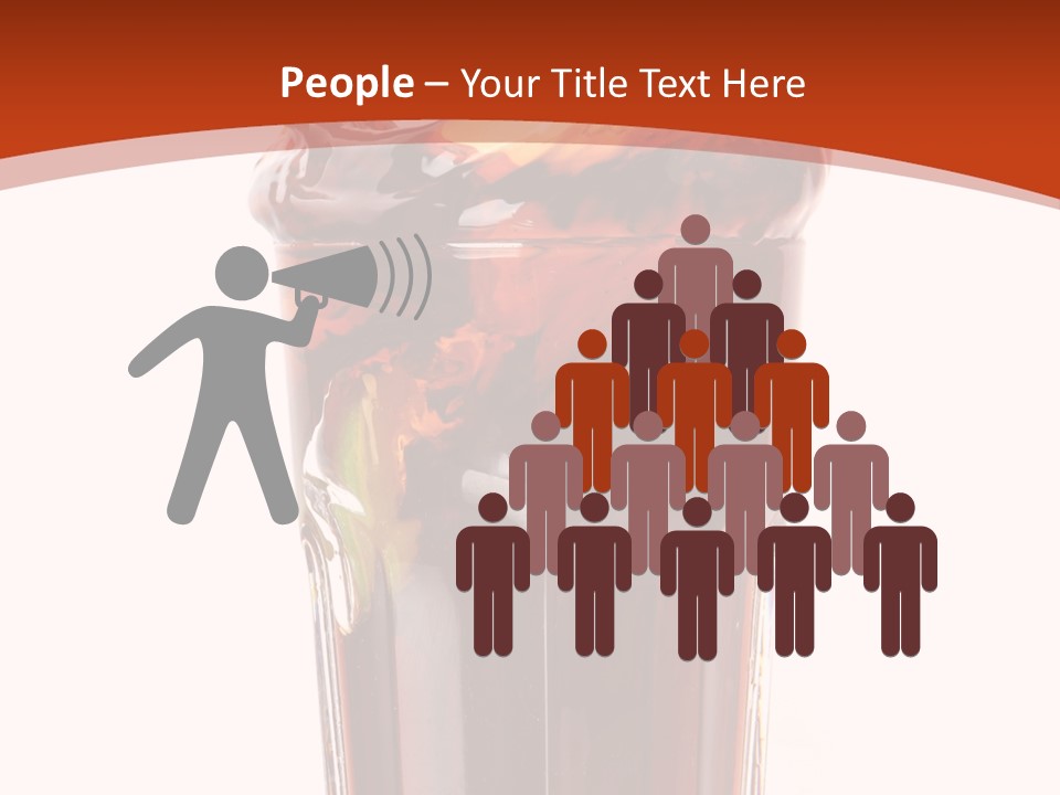 Transparent Spray Reflected PowerPoint Template