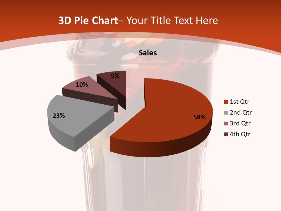 Transparent Spray Reflected PowerPoint Template