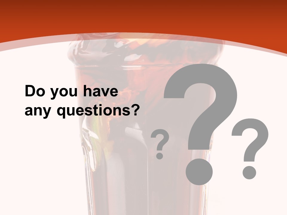 Transparent Spray Reflected PowerPoint Template