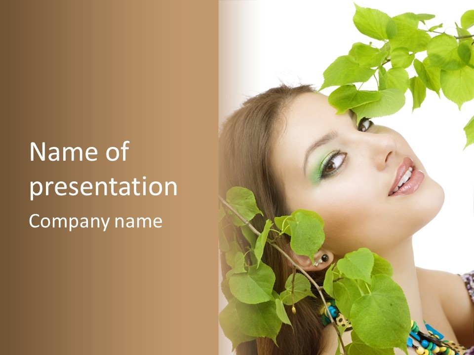 Natural Isolated Beautiful PowerPoint Template