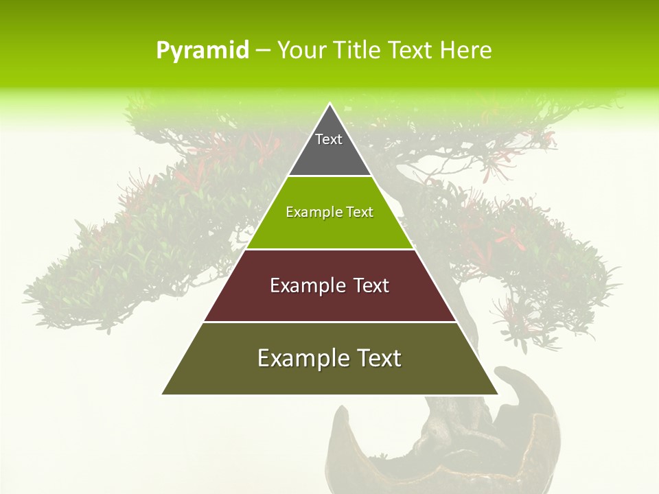 Bonsai Flower Release PowerPoint Template