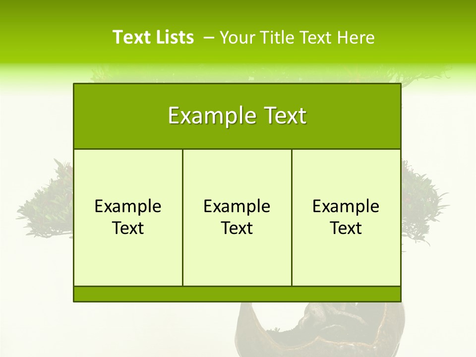 Bonsai Flower Release PowerPoint Template