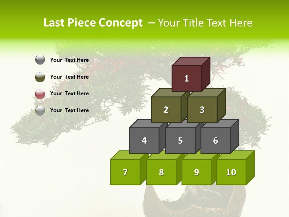 Bonsai Flower Release PowerPoint Template