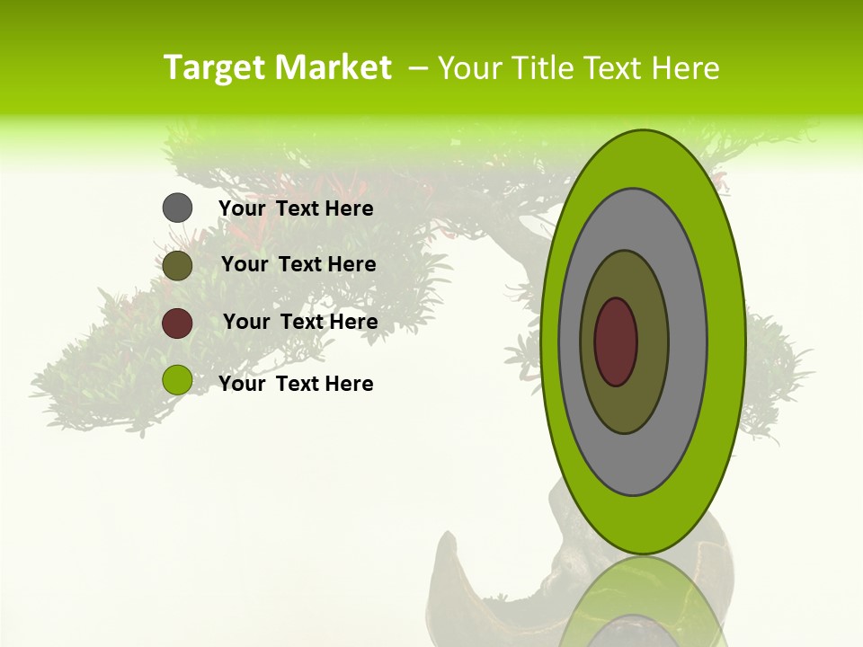 Bonsai Flower Release PowerPoint Template