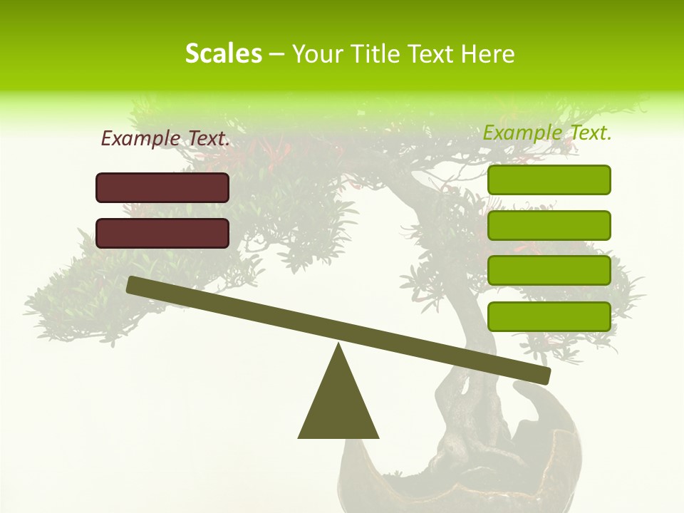 Bonsai Flower Release PowerPoint Template