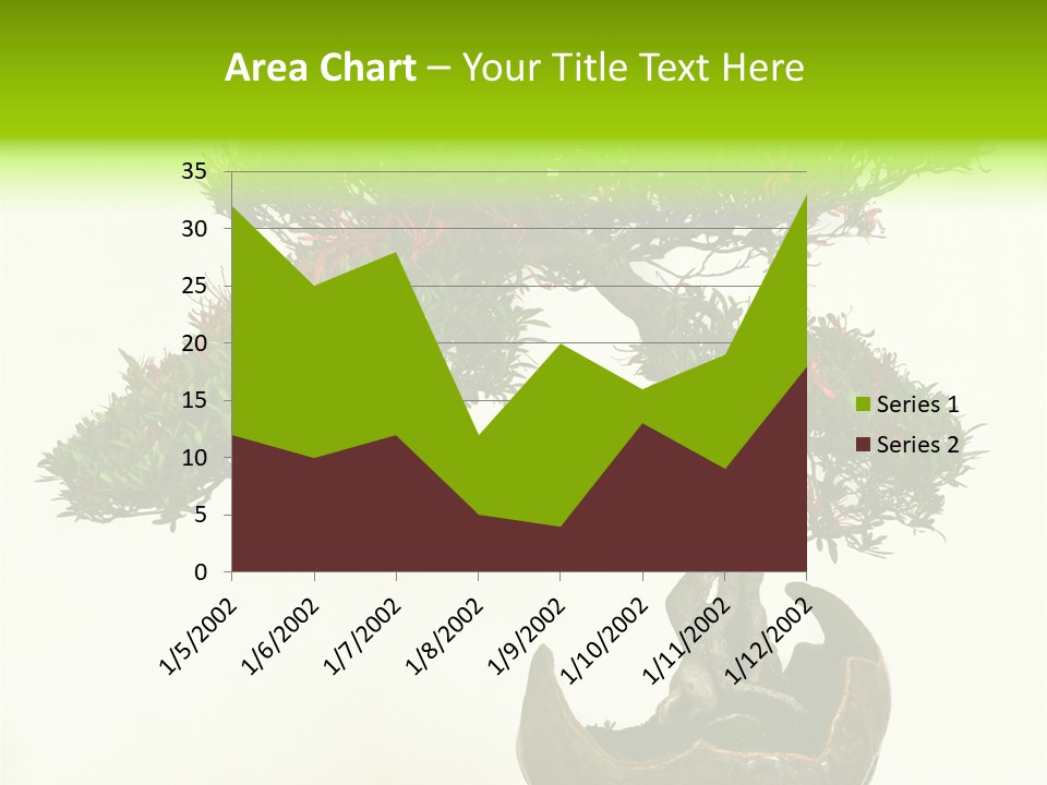 Bonsai Flower Release PowerPoint Template