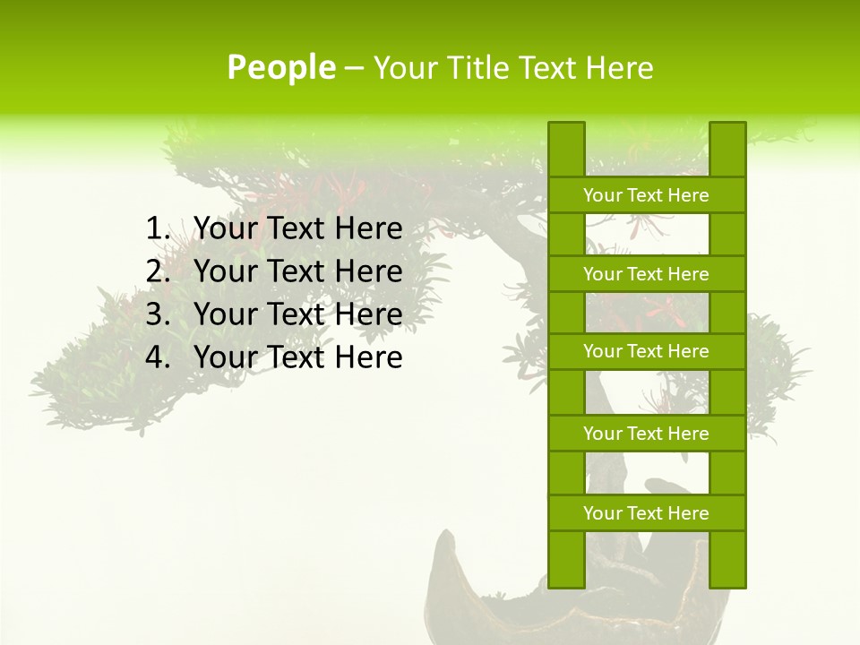 Bonsai Flower Release PowerPoint Template