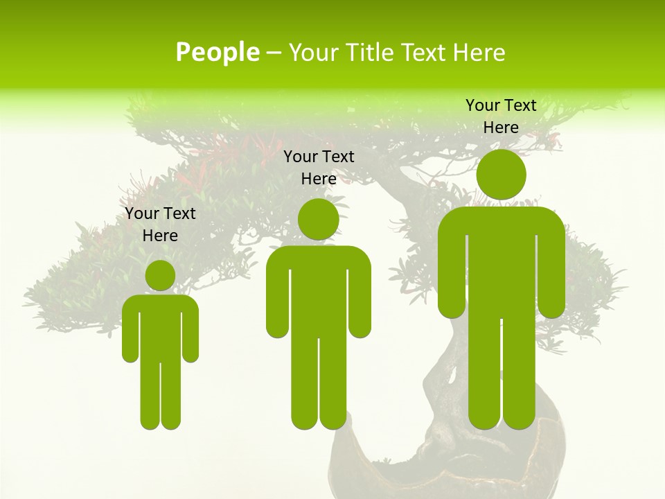 Bonsai Flower Release PowerPoint Template