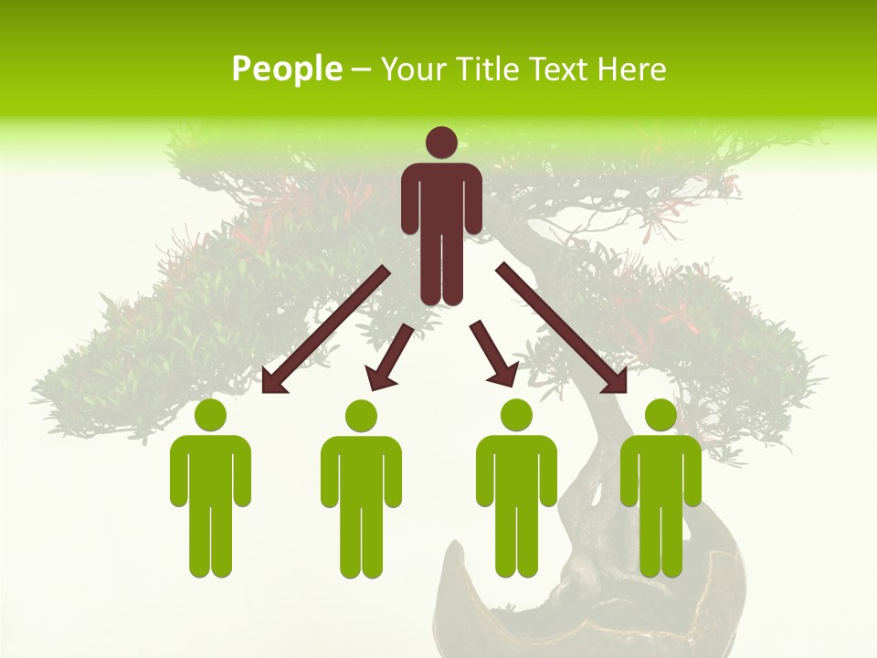 Bonsai Flower Release PowerPoint Template